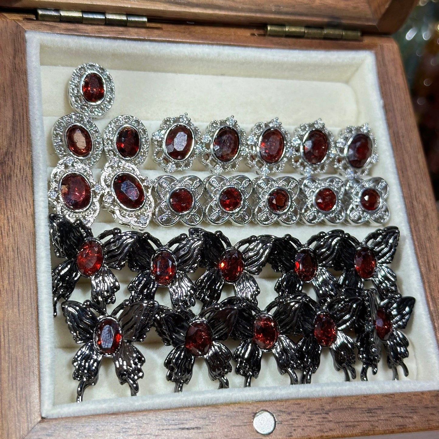 Garnet Butterfly Magic Box