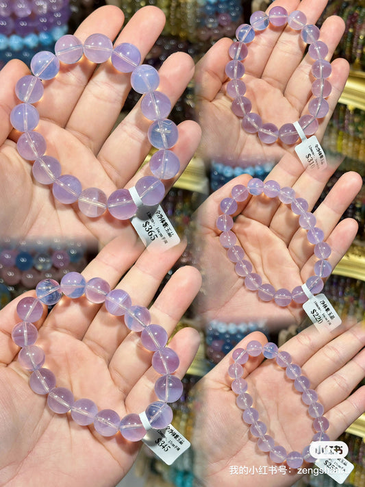 Pure Purple Jade Crystal