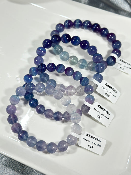 蓝紫渐变萤石