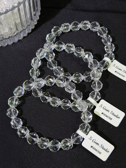 全净体白水晶钻切