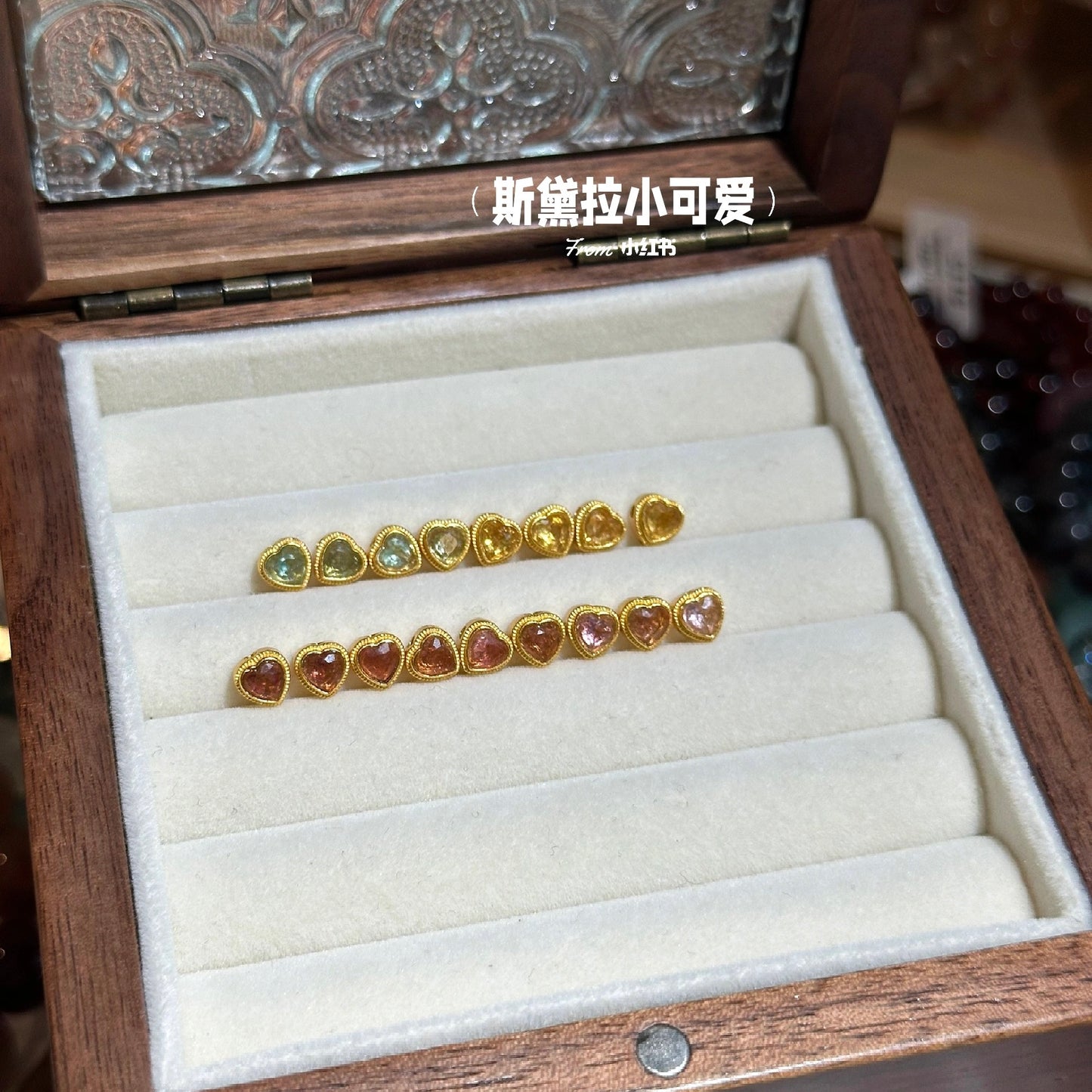 s925 silver tourmaline handle accessories