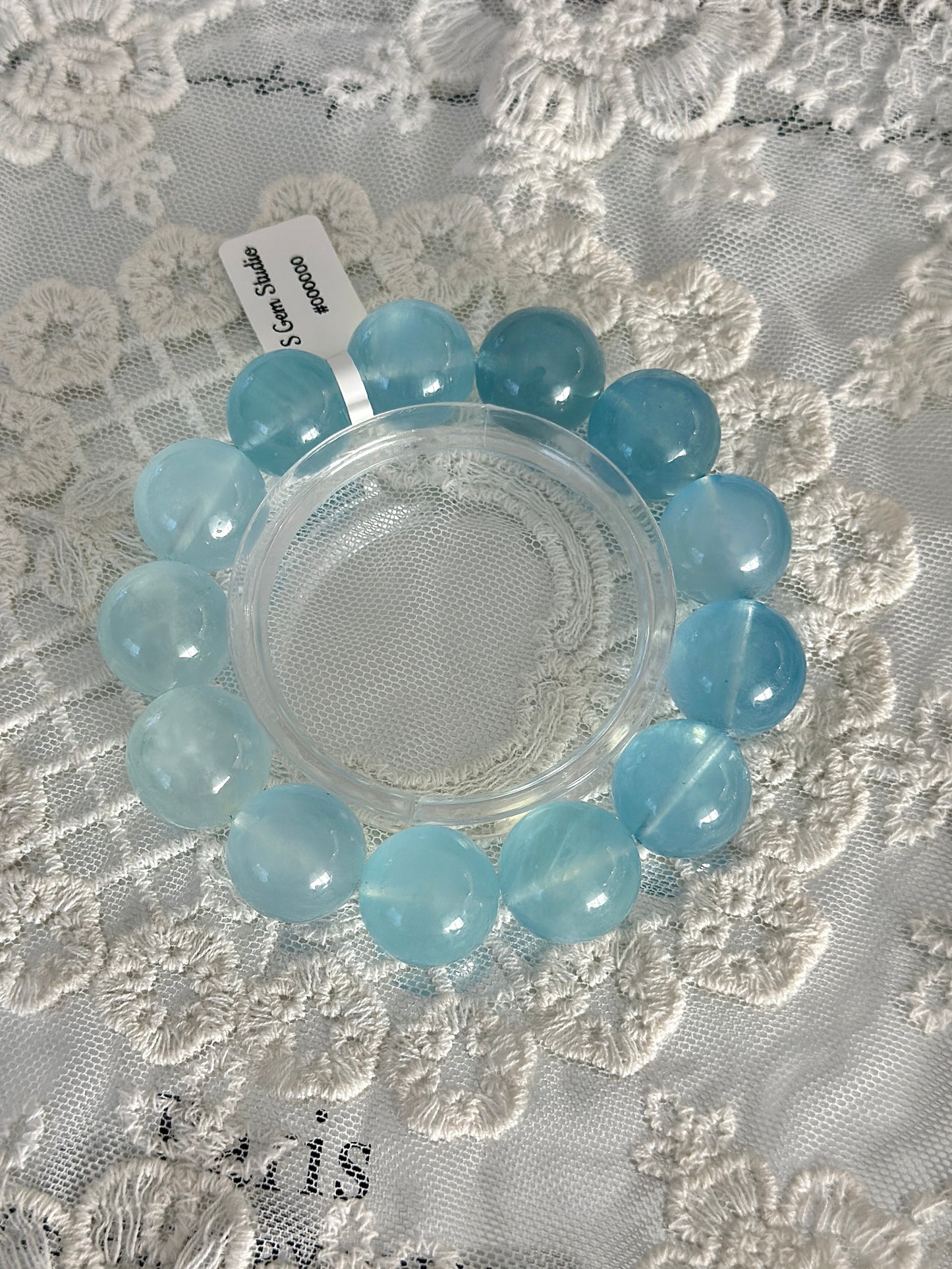 渐变色海蓝宝