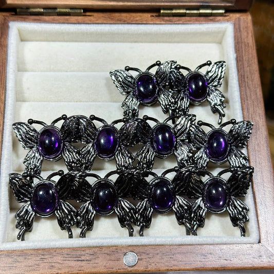 Amethyst Butterfly Magic Box