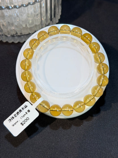 净体老酒黄水晶