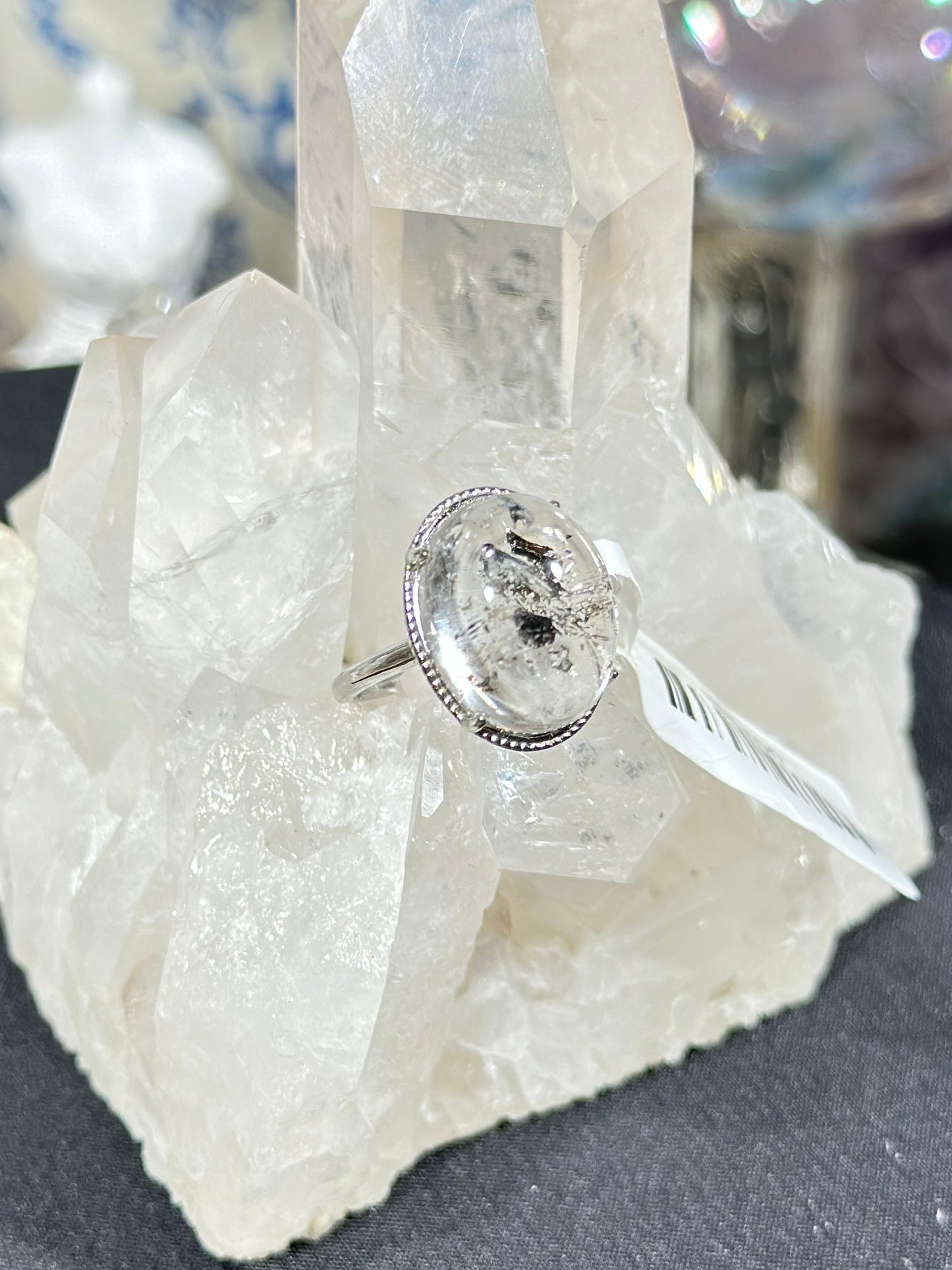 Black Shining Ring S925 Silver