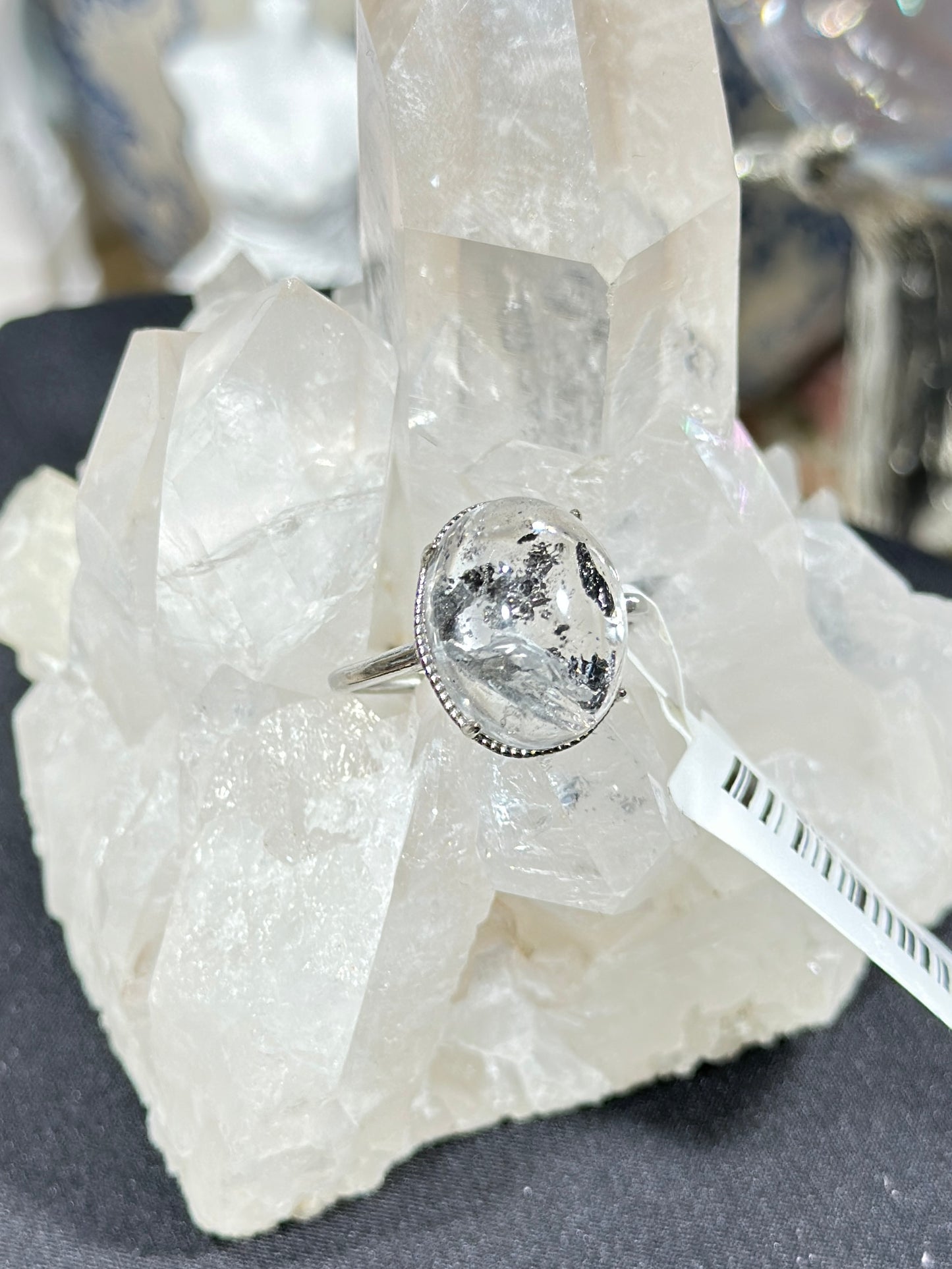 Black Shining Ring S925 Silver