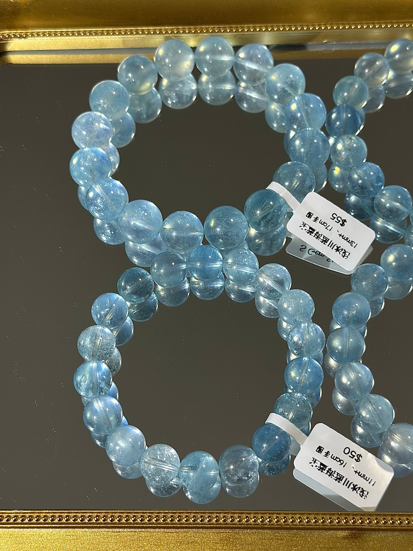 Light glacier blue aquamarine