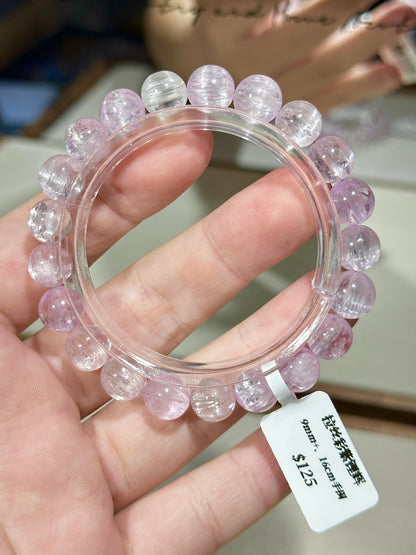拉丝彩紫锂辉