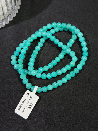 绿调天河石多圈