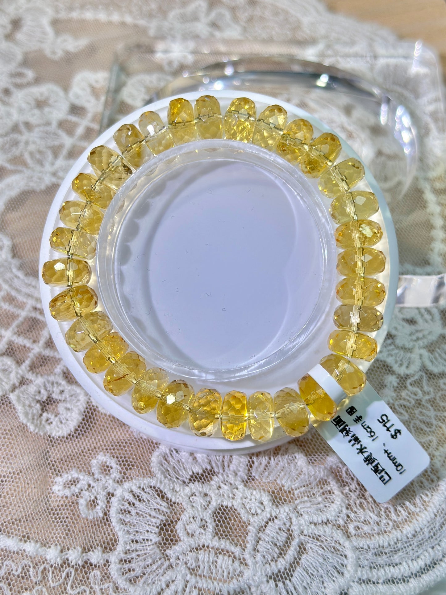 巴西黄水晶刻面