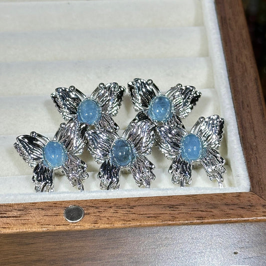 Aquamarine Butterfly Magic Box