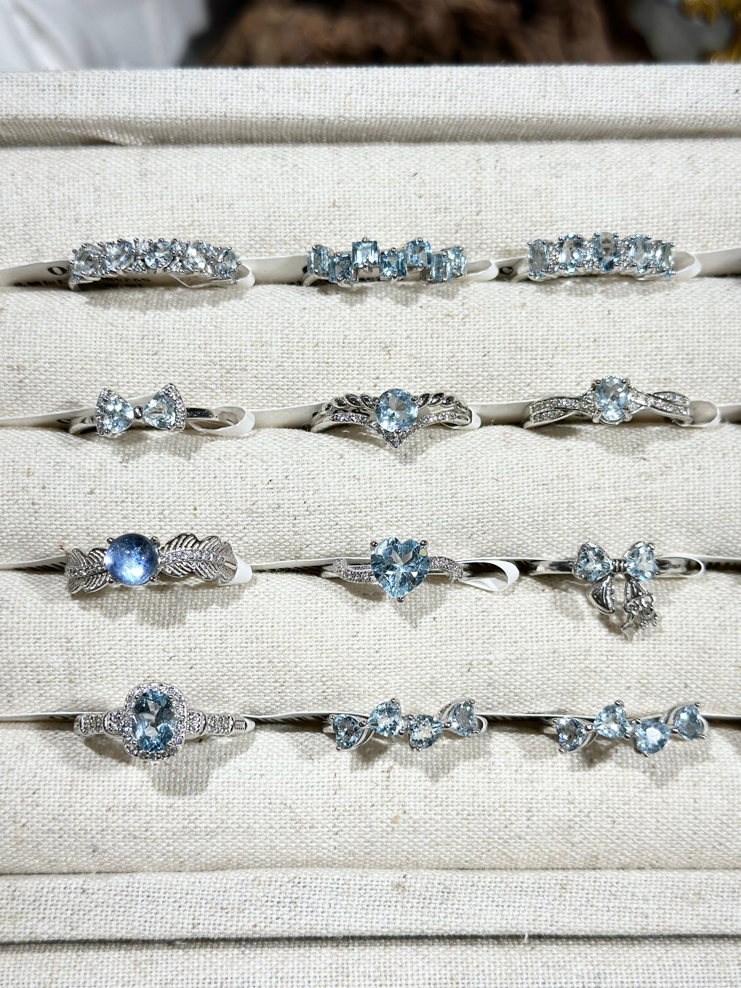 Aquamarine Ring S925 Silver