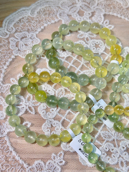 渐变色绿葡萄石