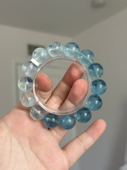 渐变色海蓝宝