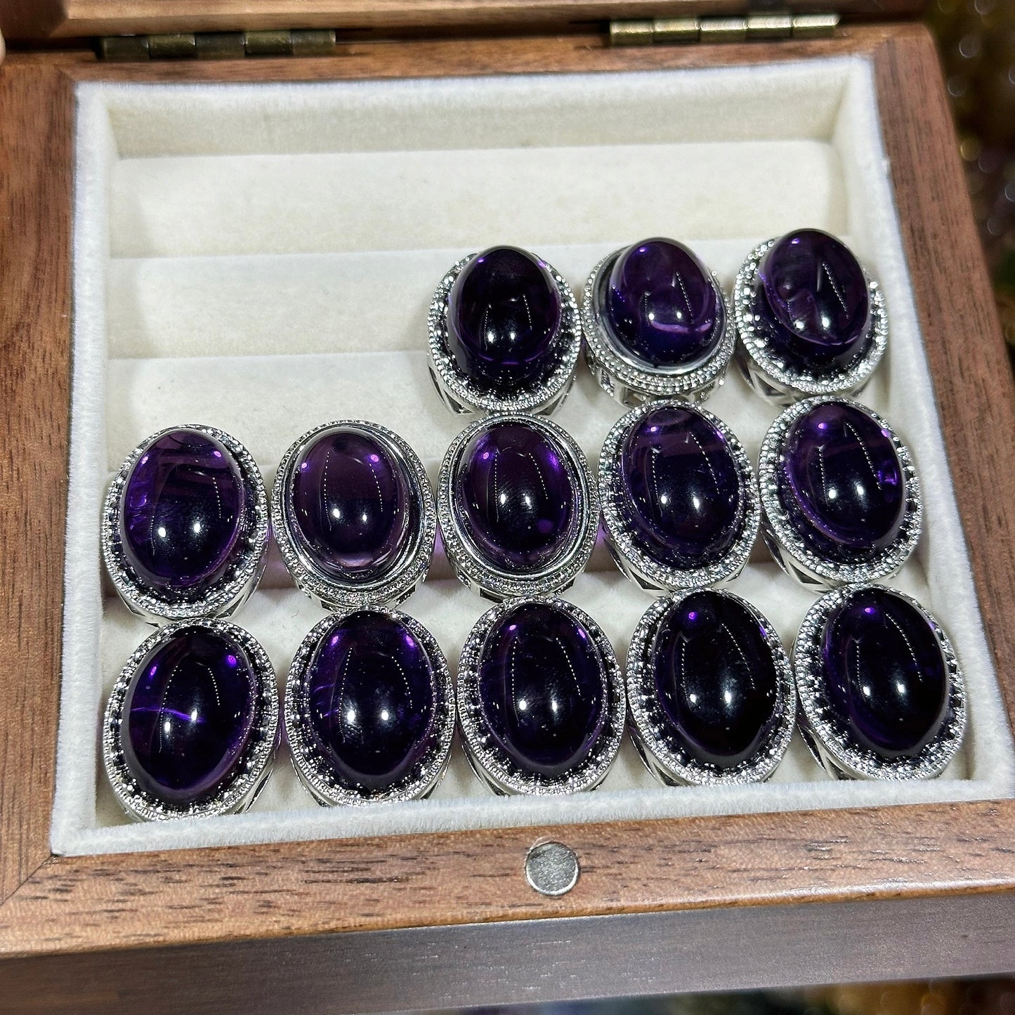 Amethyst Oval Magic Box