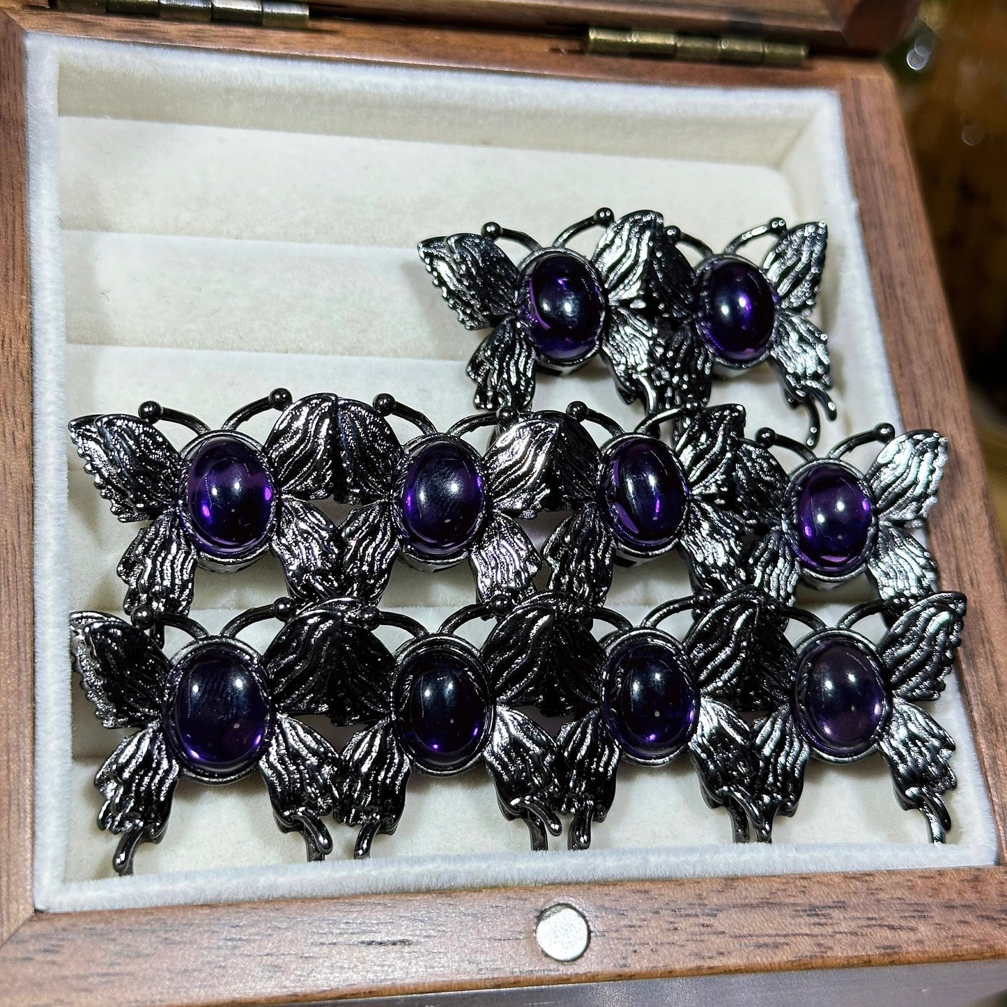 Amethyst Butterfly Magic Box