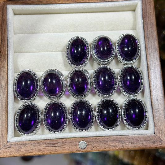 Amethyst Oval Magic Box