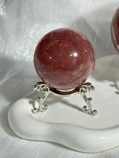 Strawberry crystal ball