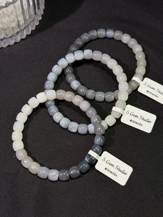 渐变烟紫和田玉直切