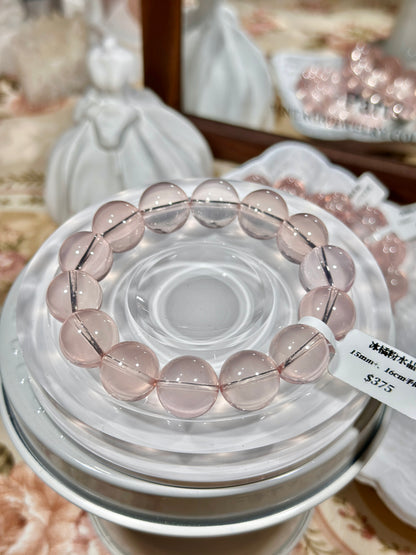 Graduation grade ice orange pink crystal