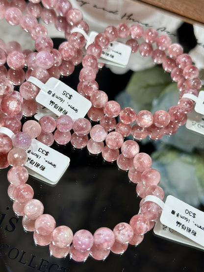 Pink Grandmother Quartz