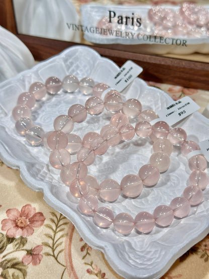 Ice orange pink crystal