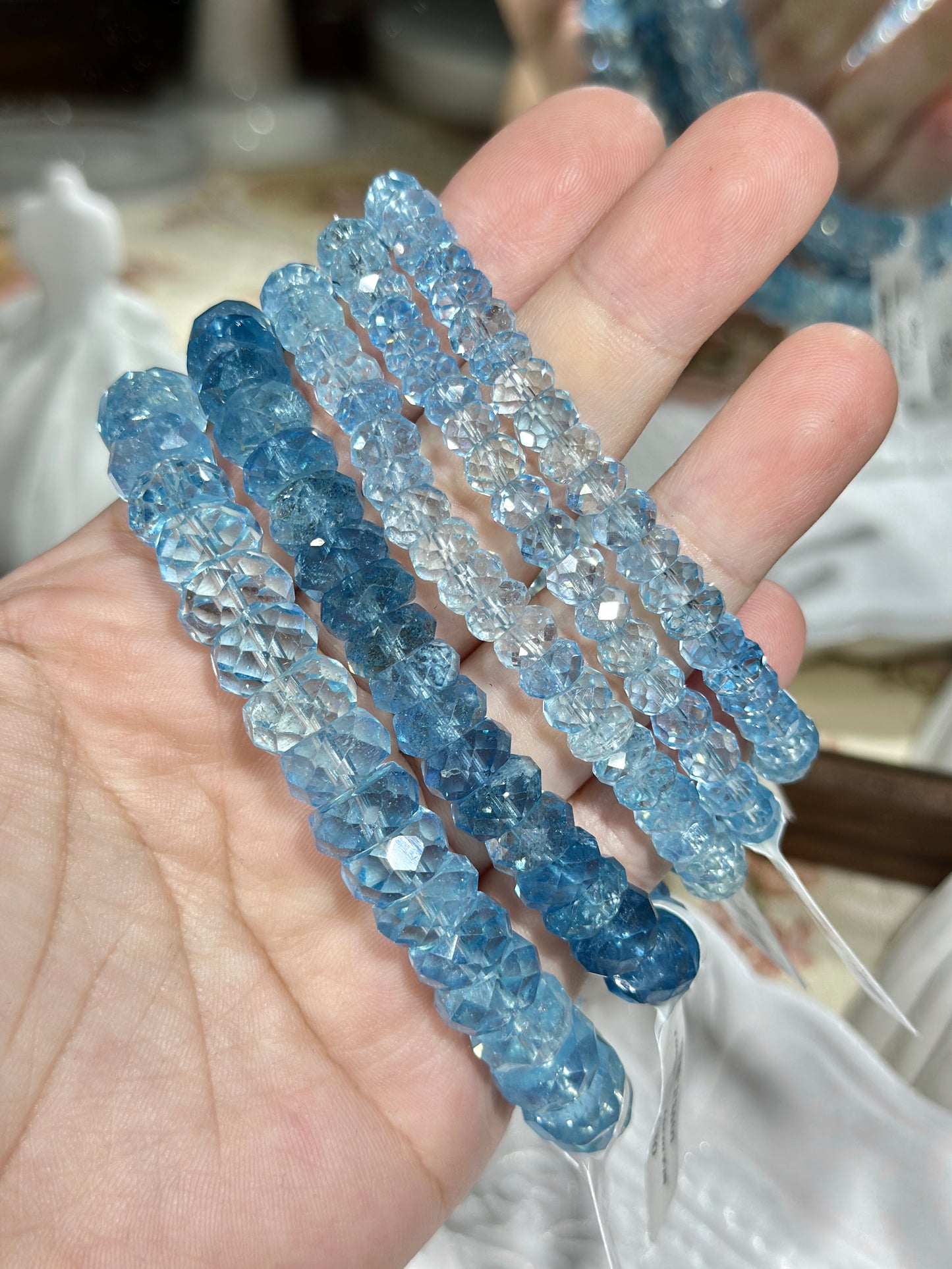 海蓝宝钻切