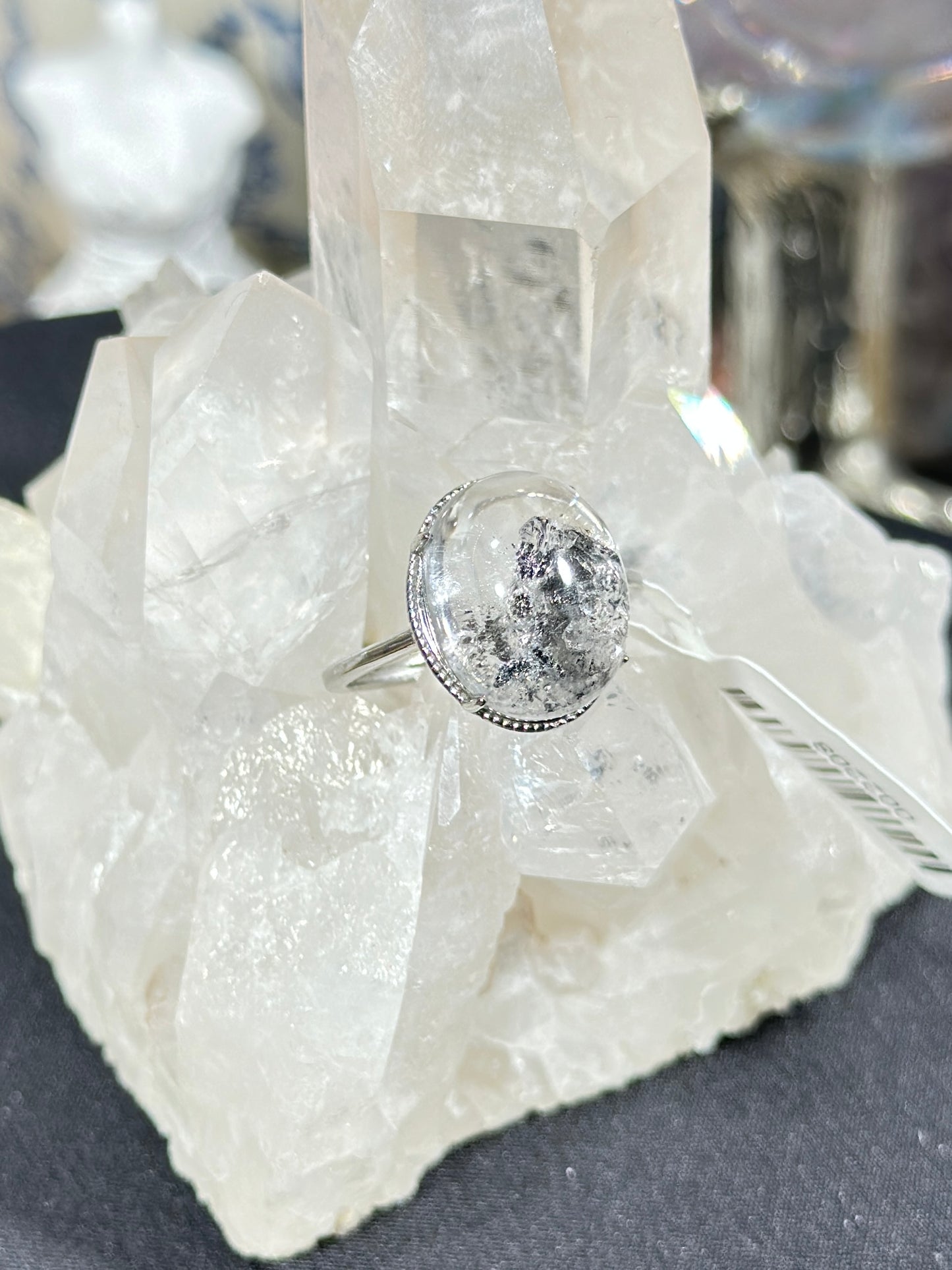 Black Shining Ring S925 Silver