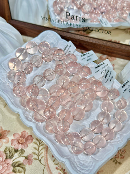 Graduation grade ice orange pink crystal