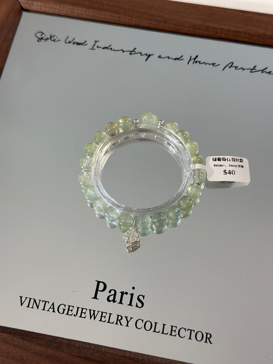 Green grape stone design