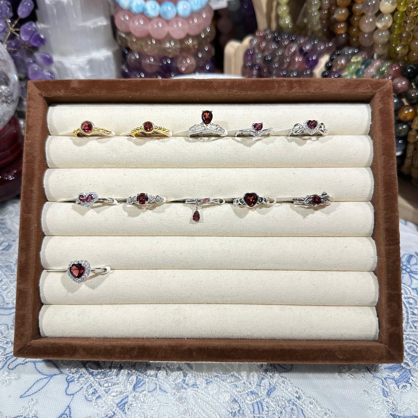 Garnet Ring-2 S925 Silver